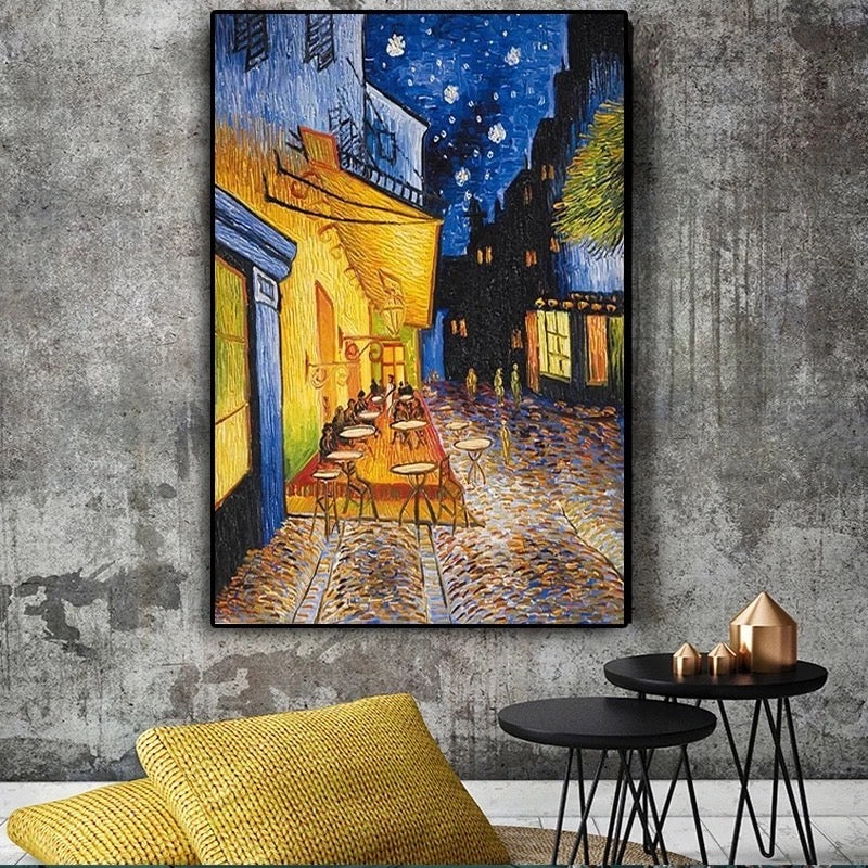 CAFÉ TERRACE AT NIGHT | ART by VAN GOGH (reprodukcja)