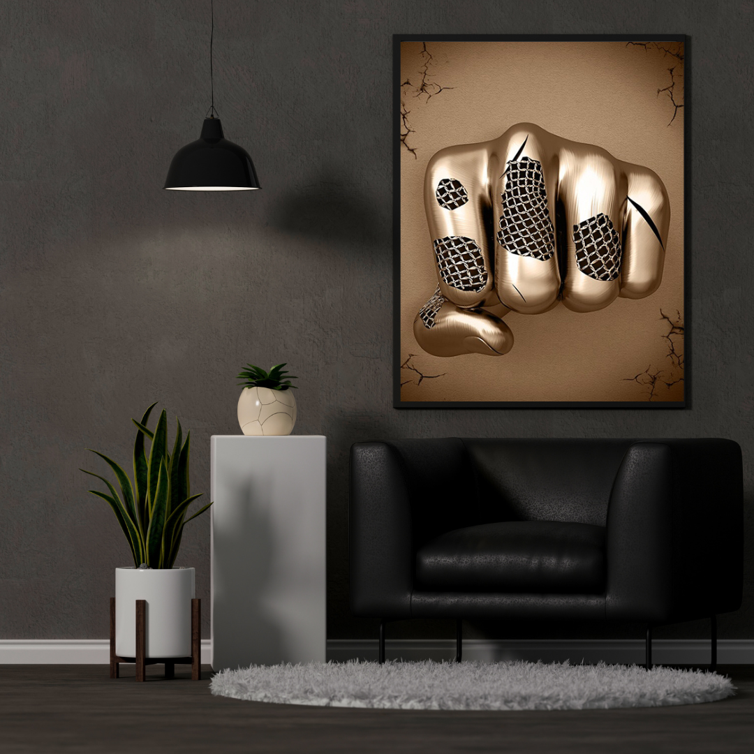 COPPERED STRONG FIST 3D