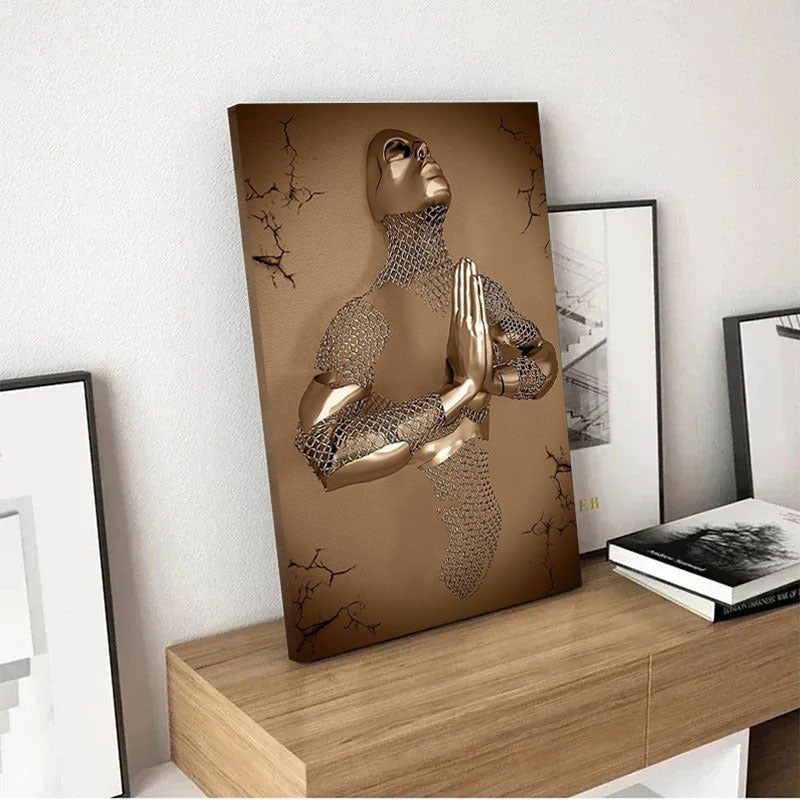 PRAYER IN COPPER 3D