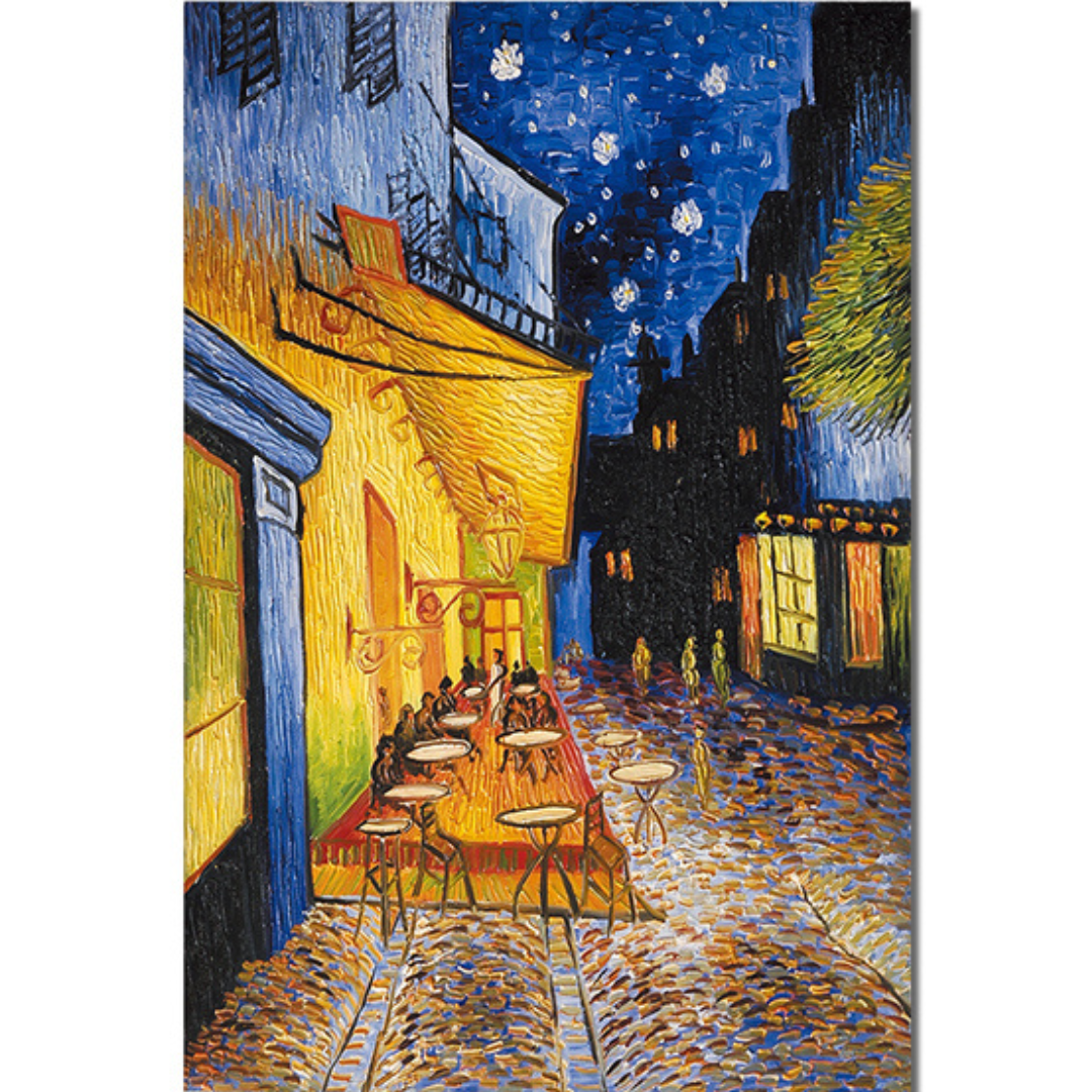 CAFÉ TERRACE AT NIGHT | ART by VAN GOGH (reprodukcja)