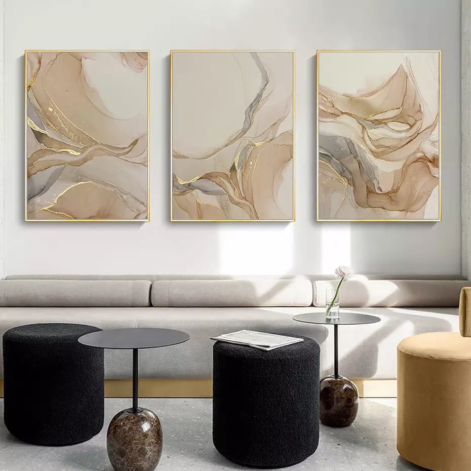 MARBLE GOLD Canvas ART II