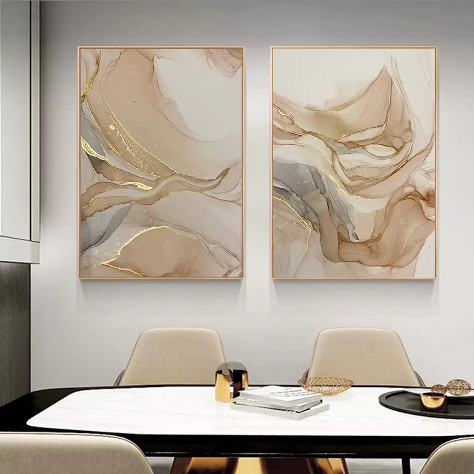 MARBLE GOLD Canvas ART I