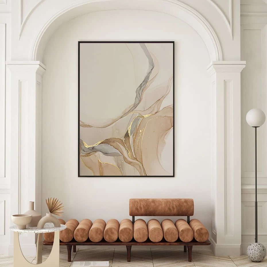 MARBLE GOLD Canvas ART II