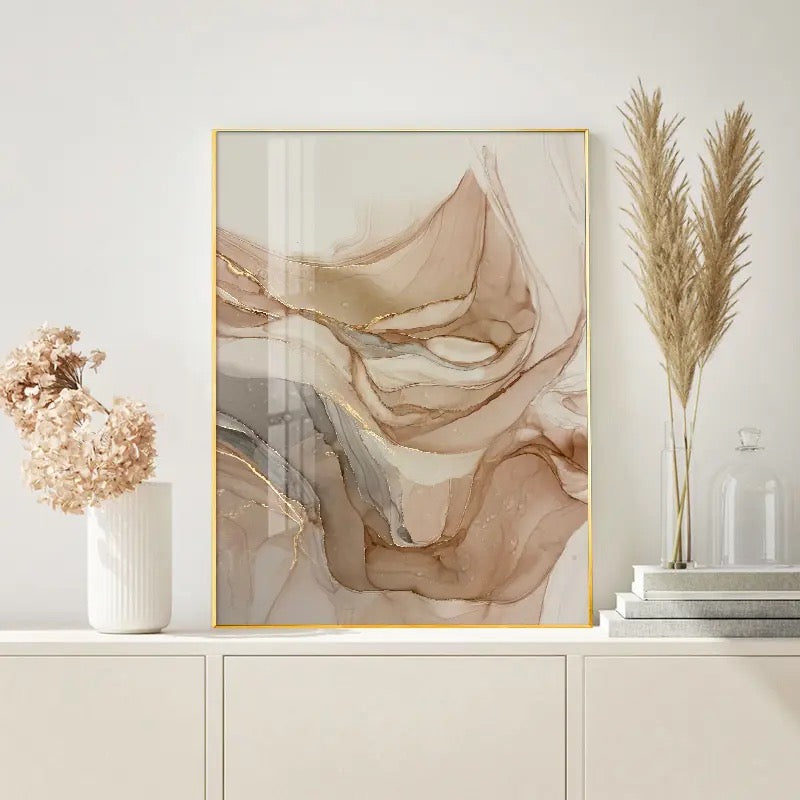 MARBLE GOLD Canvas ART I