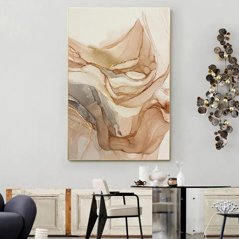 MARBLE GOLD Canvas ART I