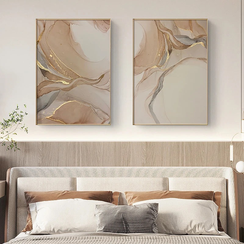 MARBLE GOLD Canvas ART II