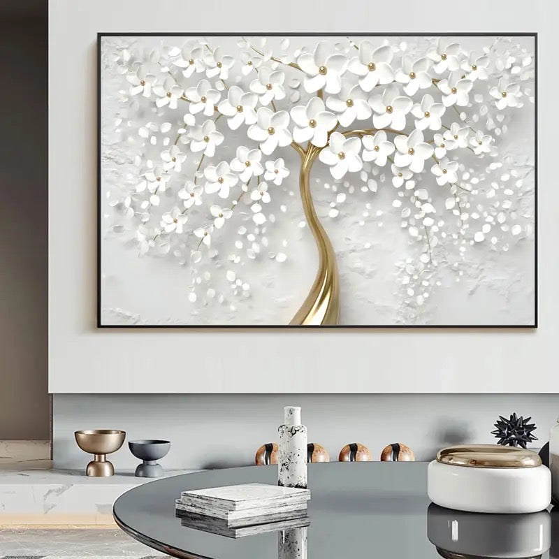 GOLDEN TREE Canvas ART