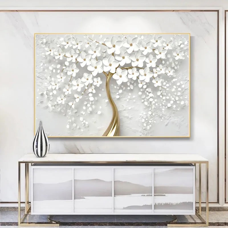 GOLDEN TREE Canvas ART