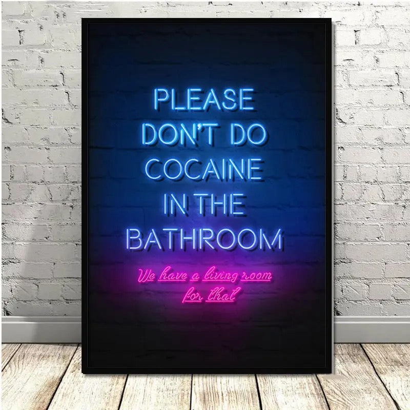 NEON Canvas ART