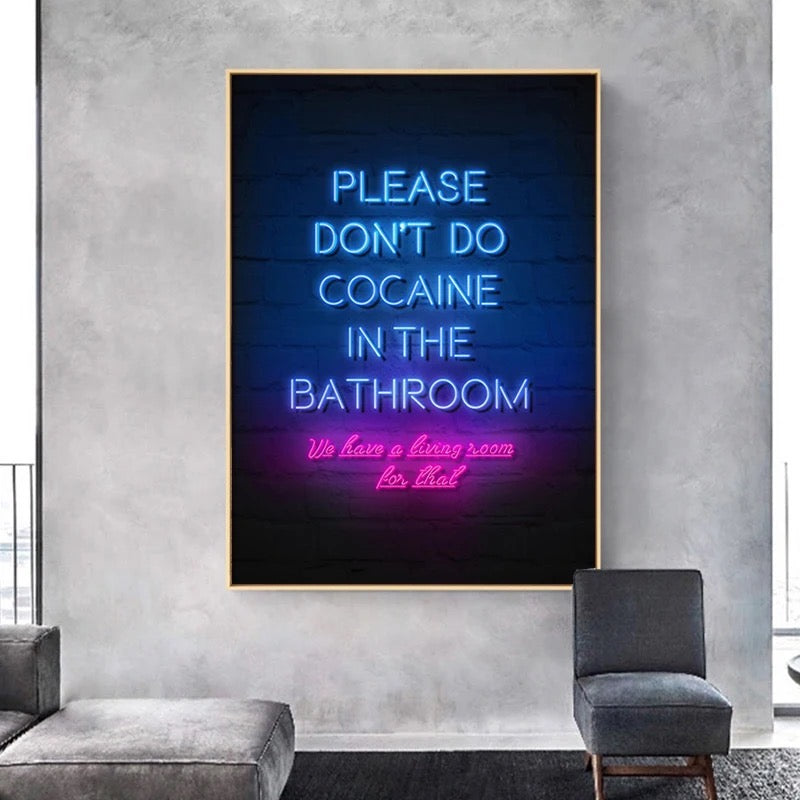 NEON Canvas ART