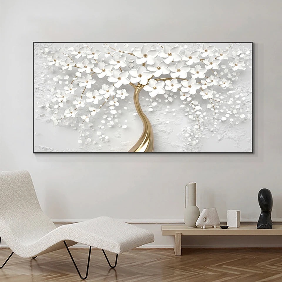 GOLDEN TREE Canvas ART