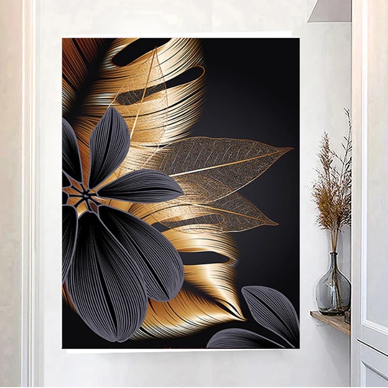 BLACK&GOLDEN Canvas ART