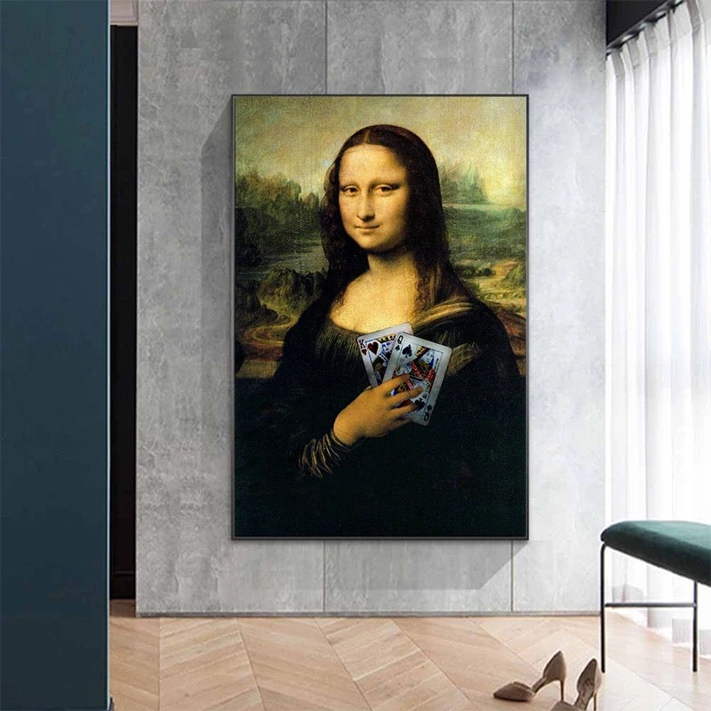 MONA LISA'S POKER FACE