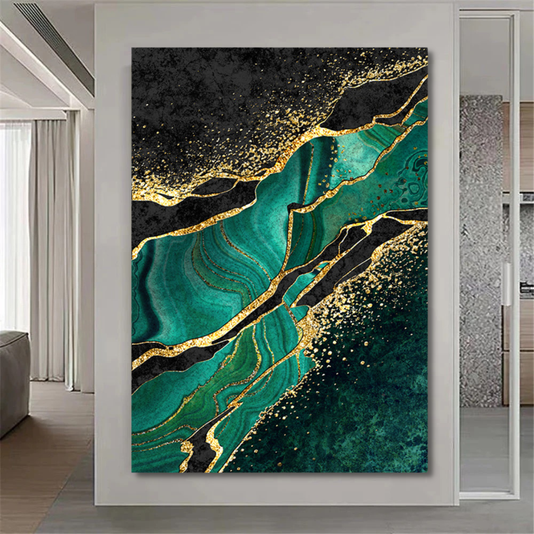 ABSTRACT GREEN MARBLE