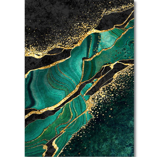 ABSTRACT GREEN MARBLE